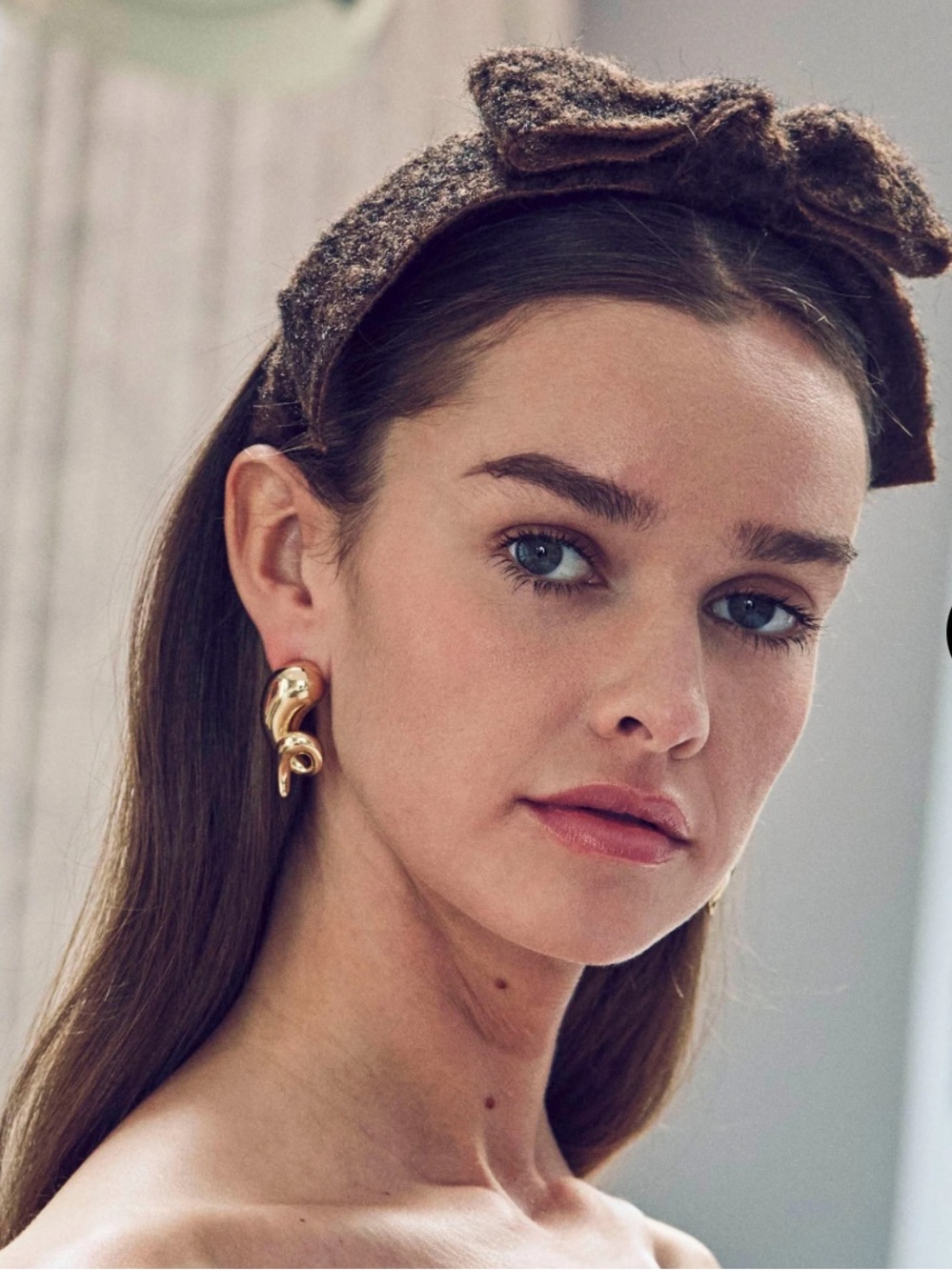 Lele Sadoughi Espresso Shirley Headband